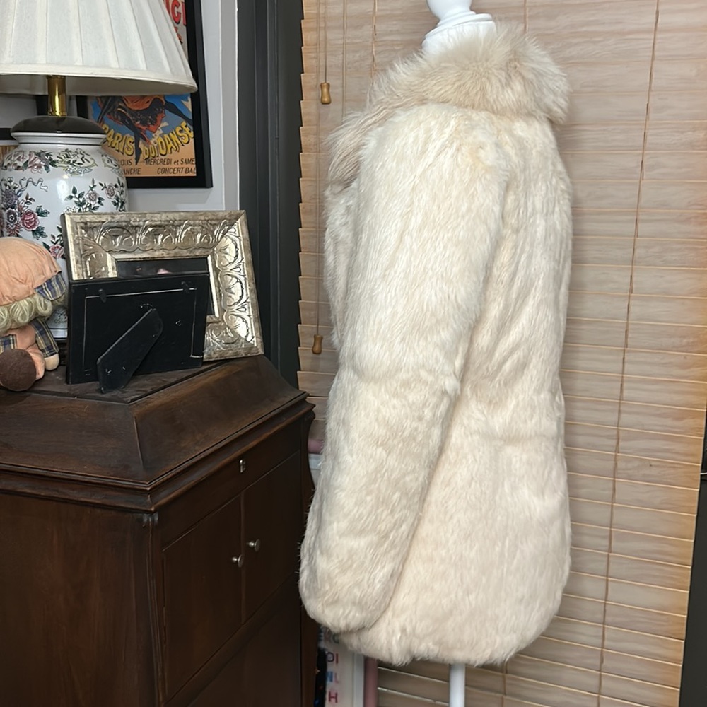 Lory’ Winter Rabbit Faux Fur Favorite Jacket Small - Picture 4 of 11